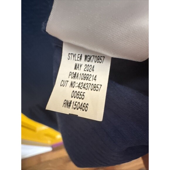 41 Hawthorn Plus Women's Short Sleeve Claudia Square Neck Dress EJ3 Navy 2X - Picture 7 of 7